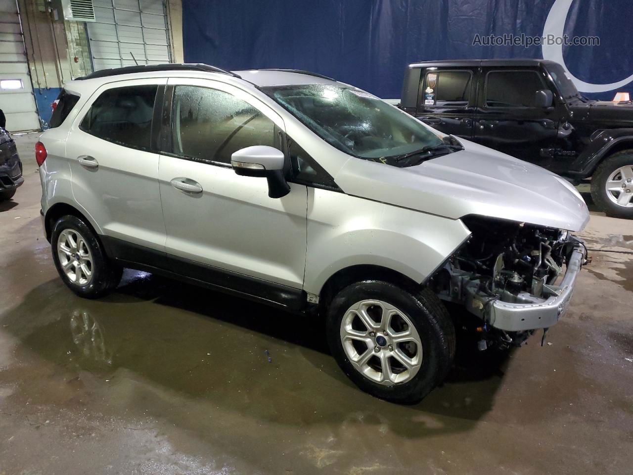 2019 Ford Ecosport Se Silver vin: MAJ3S2GE6KC277313