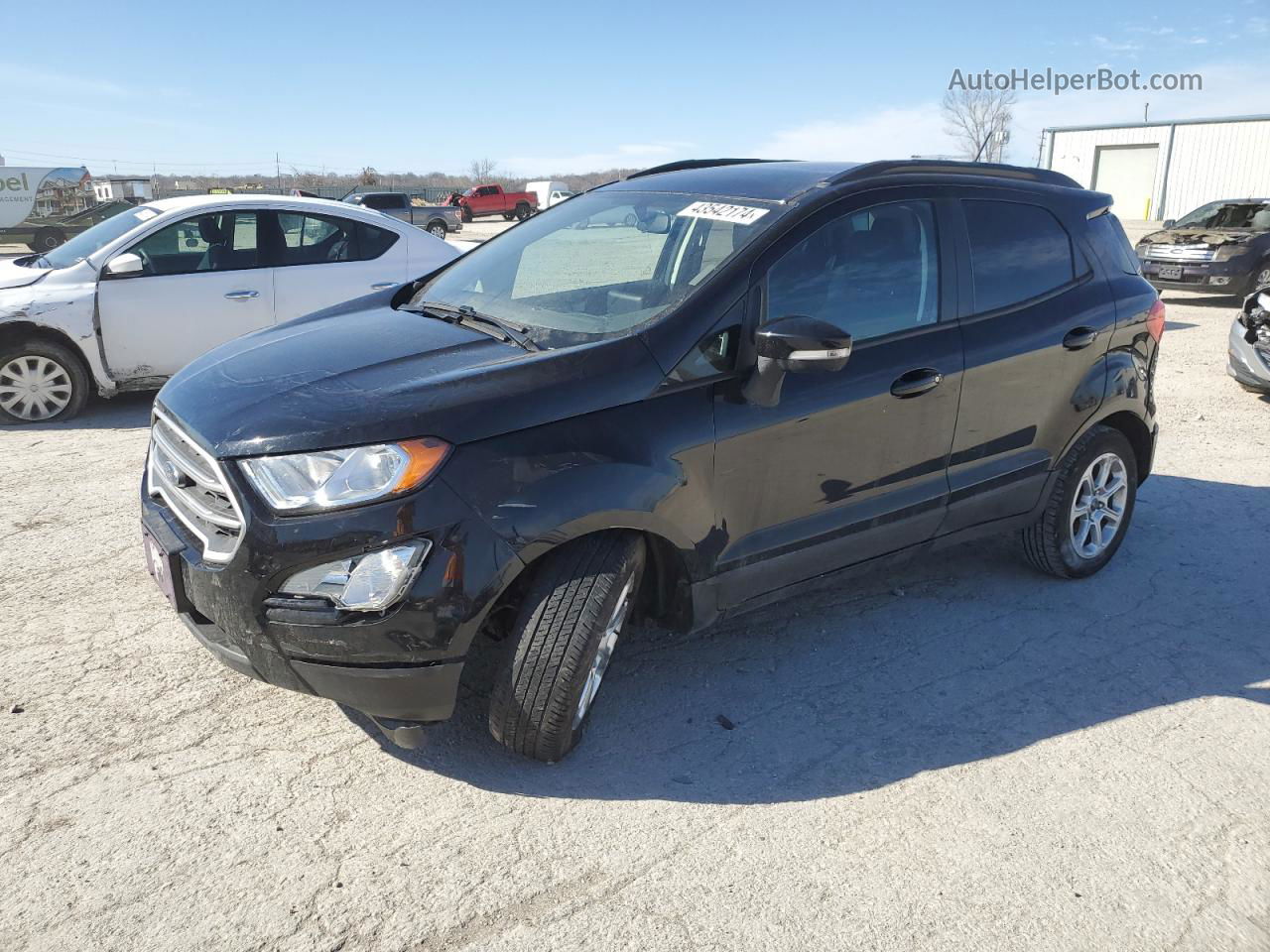 2020 Ford Ecosport Se Black vin: MAJ3S2GE6LC348074