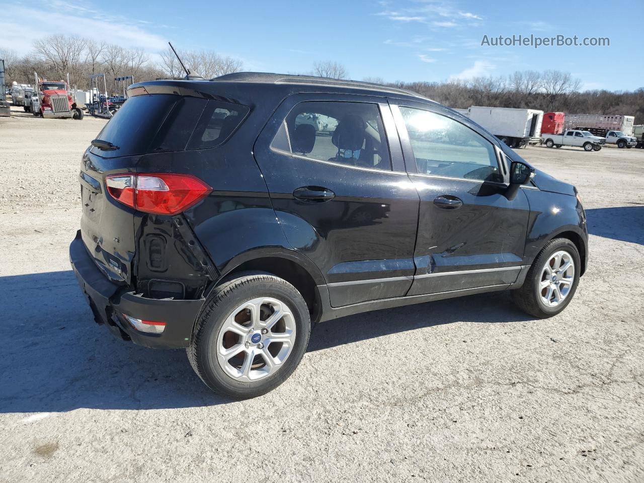 2020 Ford Ecosport Se Black vin: MAJ3S2GE6LC348074