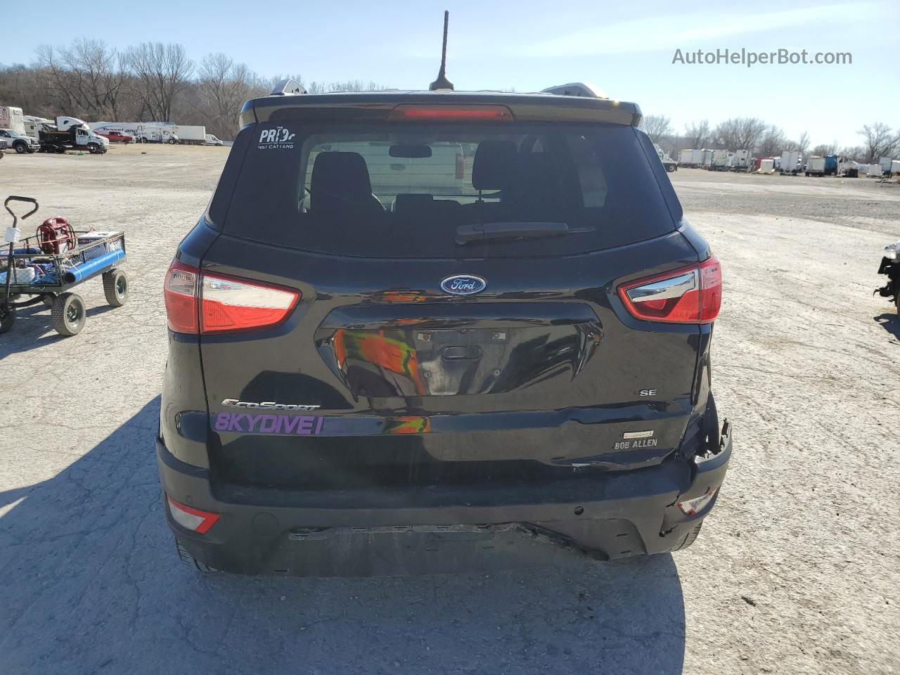 2020 Ford Ecosport Se Black vin: MAJ3S2GE6LC348074