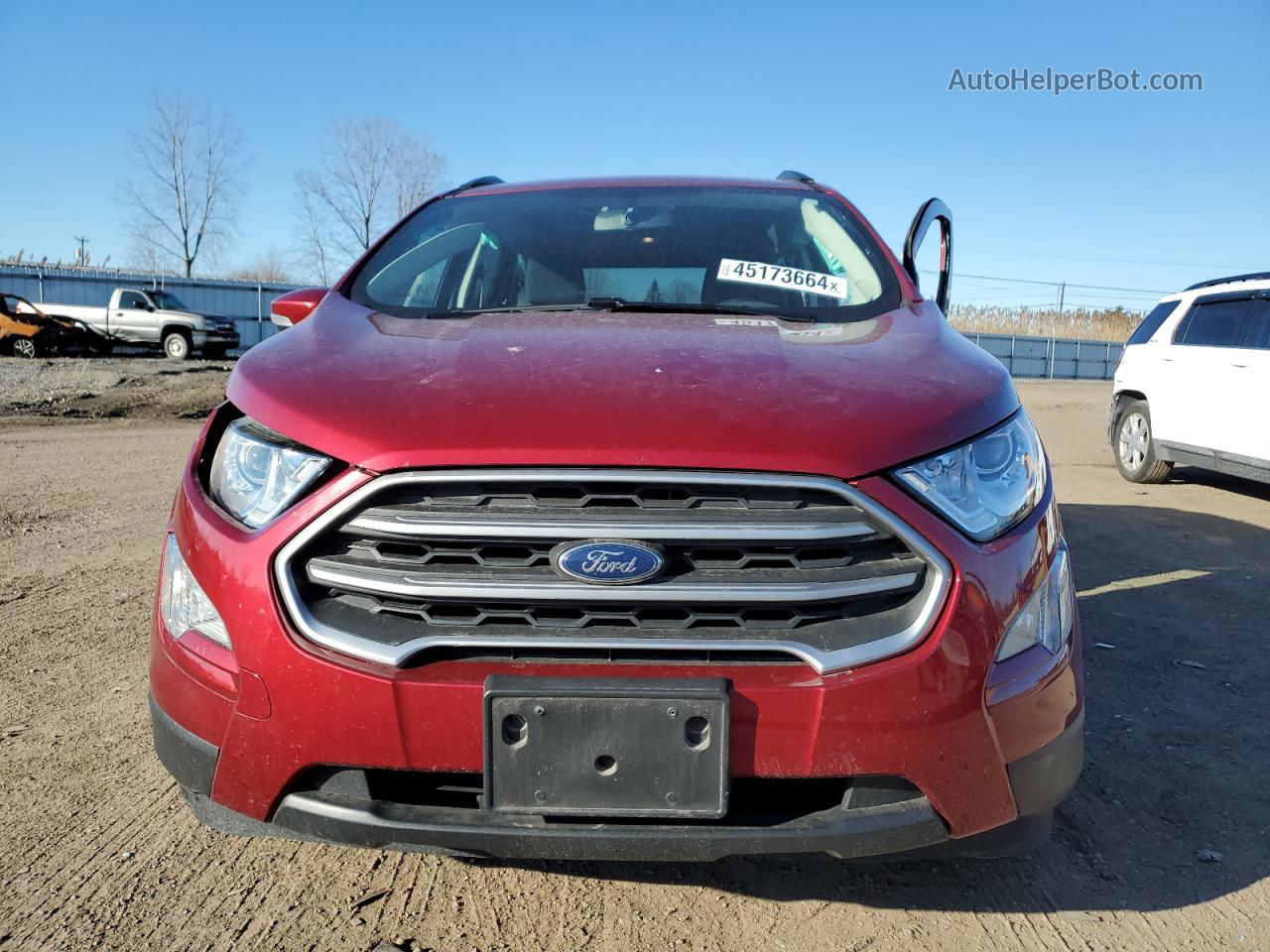 2020 Ford Ecosport Se Maroon vin: MAJ3S2GE6LC365800