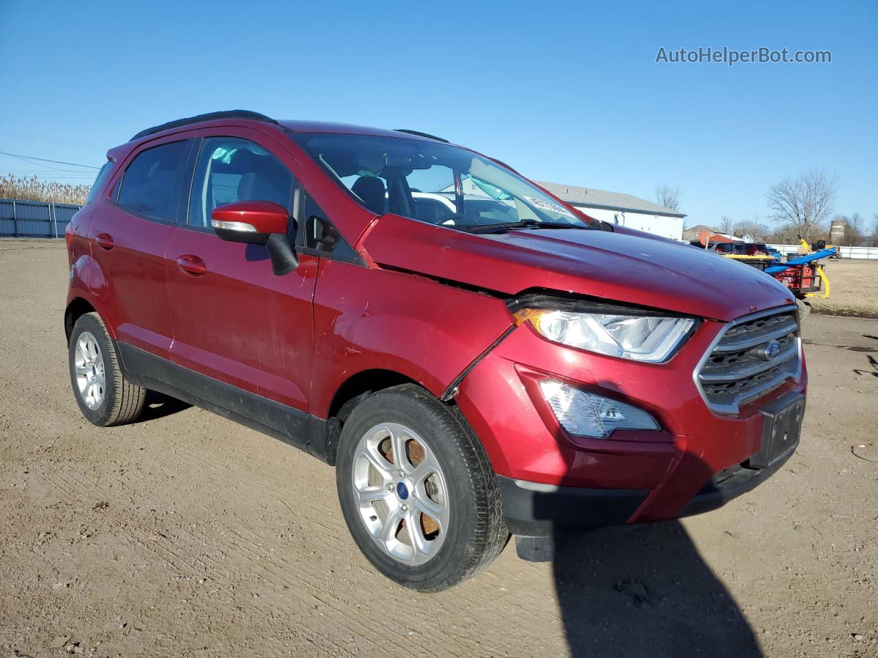 2020 Ford Ecosport Se Темно-бордовый vin: MAJ3S2GE6LC365800