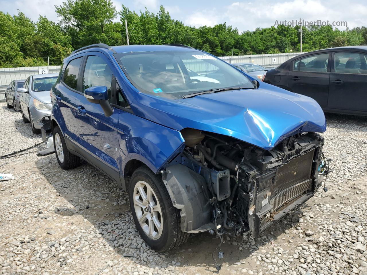 2020 Ford Ecosport Se Blue vin: MAJ3S2GE6LC367031