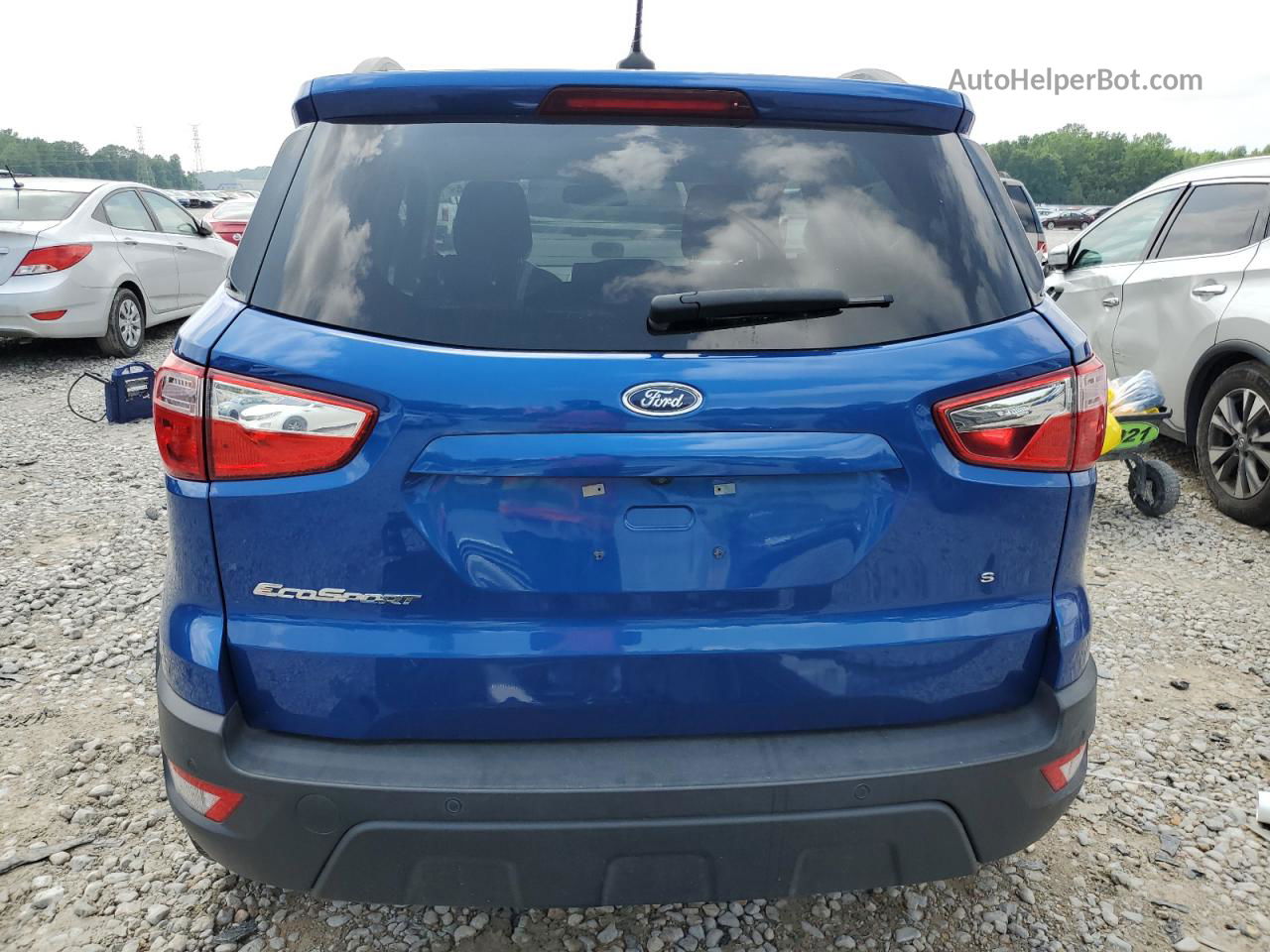 2020 Ford Ecosport Se Blue vin: MAJ3S2GE6LC367031