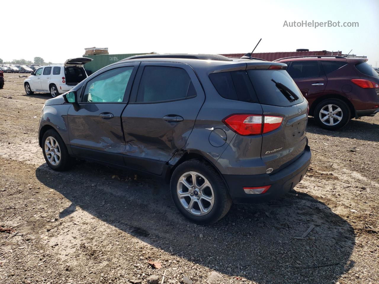 2019 Ford Ecosport Se Gray vin: MAJ3S2GE7KC252811