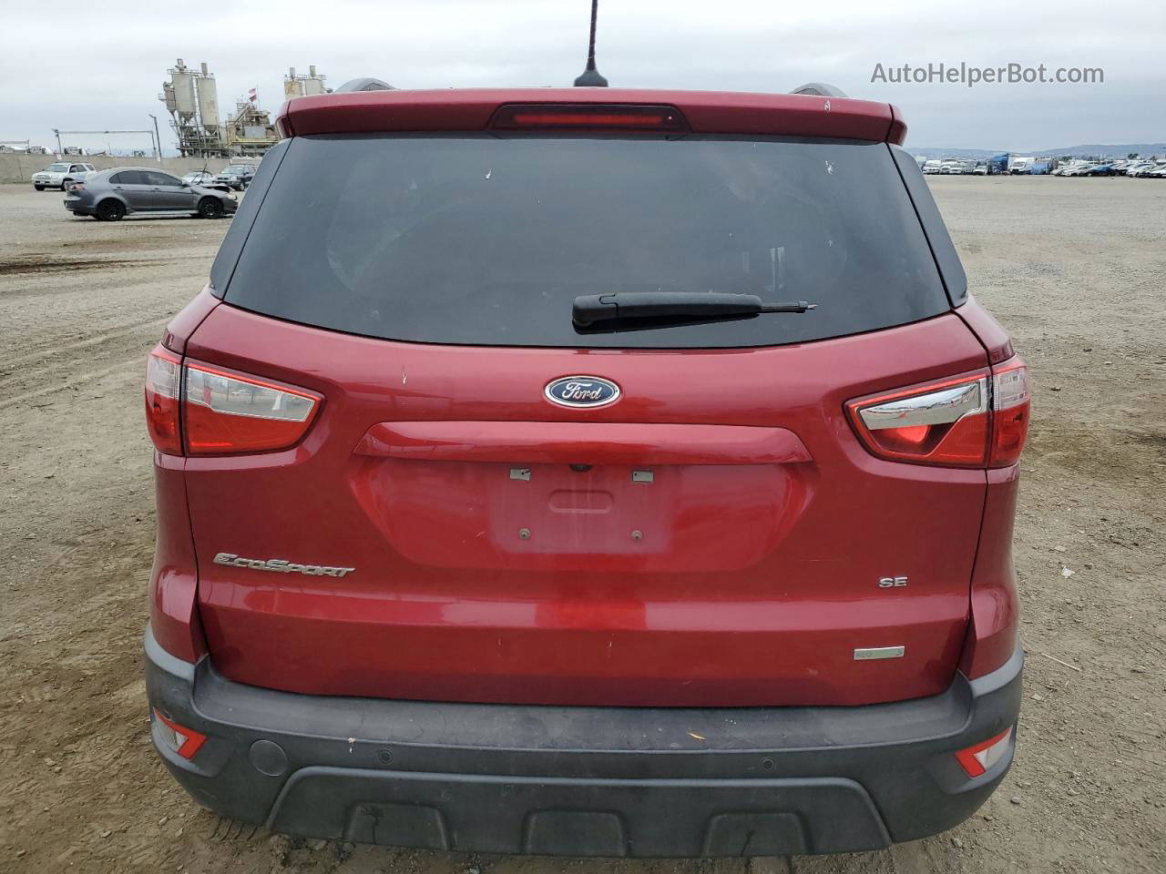 2019 Ford Ecosport Se Red vin: MAJ3S2GE7KC258141