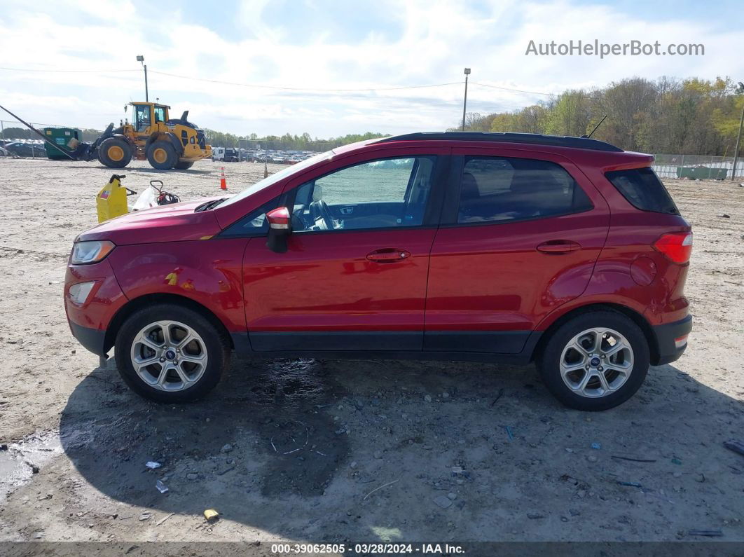 2019 Ford Ecosport Se Красный vin: MAJ3S2GE7KC266188