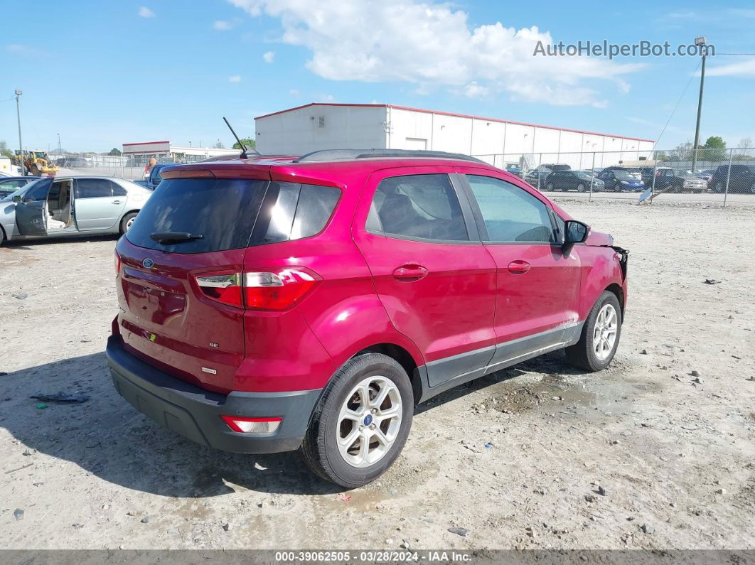 2019 Ford Ecosport Se Красный vin: MAJ3S2GE7KC266188