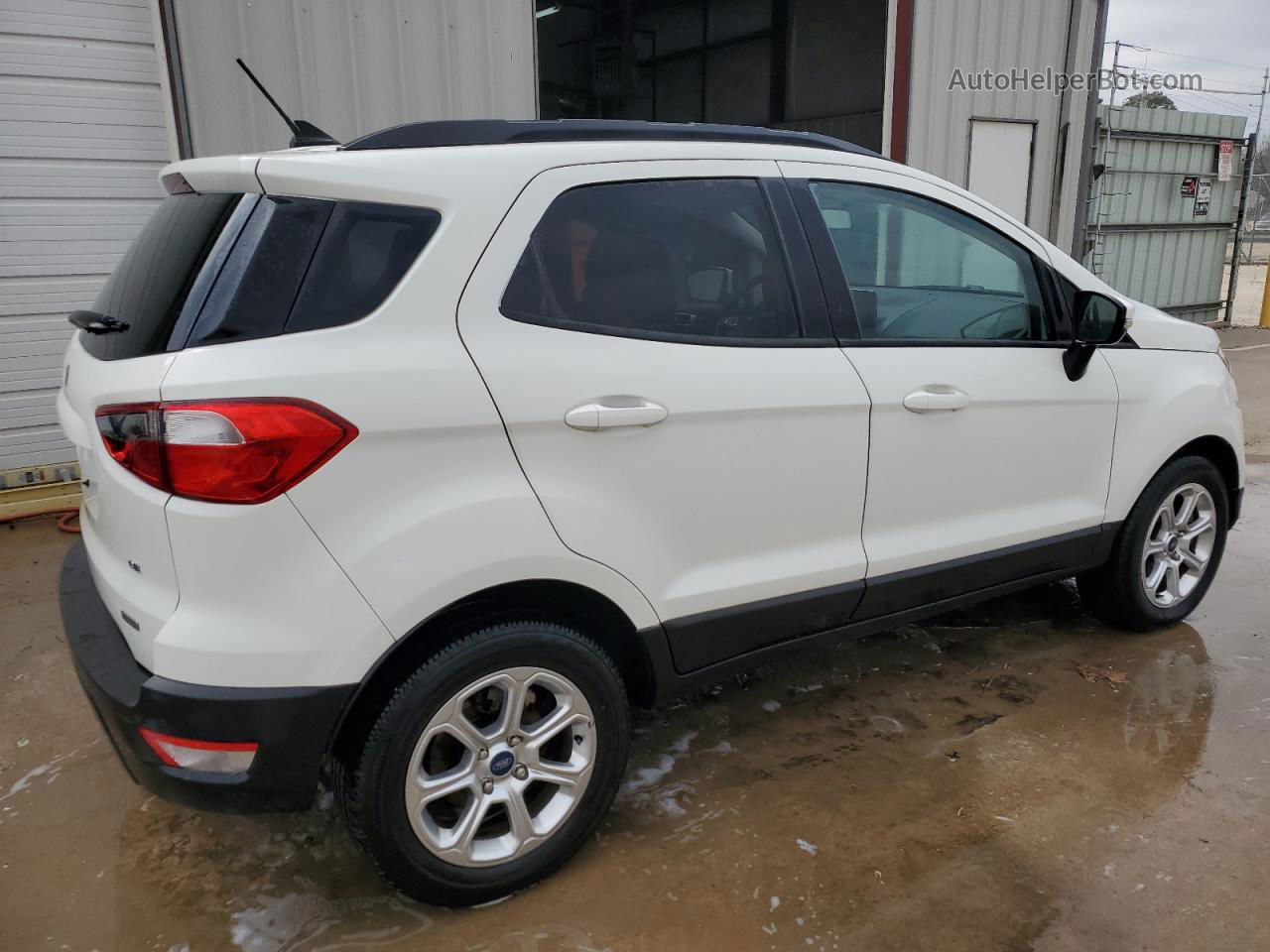 2019 Ford Ecosport Se White vin: MAJ3S2GE7KC266207