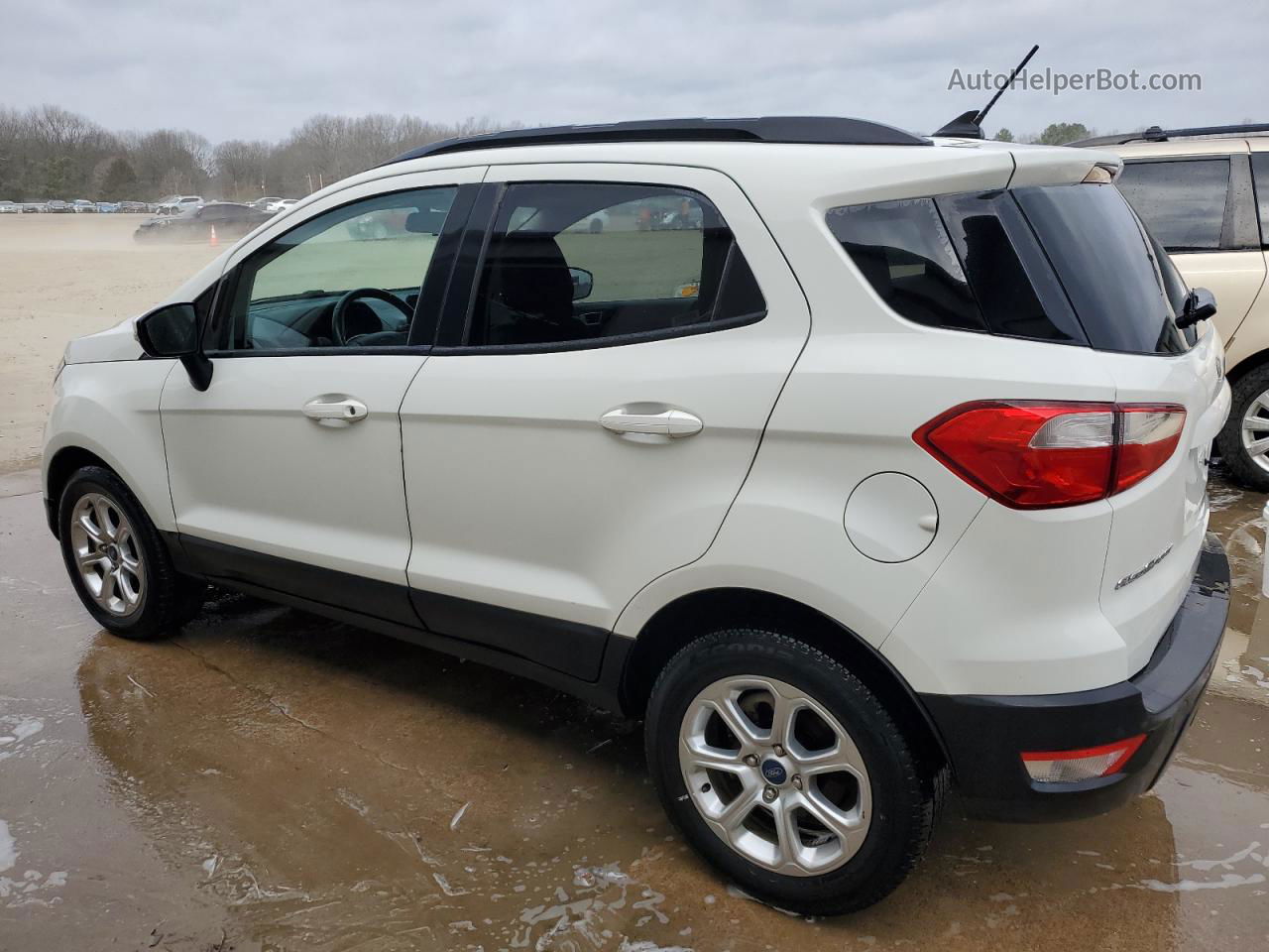 2019 Ford Ecosport Se White vin: MAJ3S2GE7KC266207