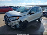 2019 Ford Ecosport Se Silver vin: MAJ3S2GE7KC269088