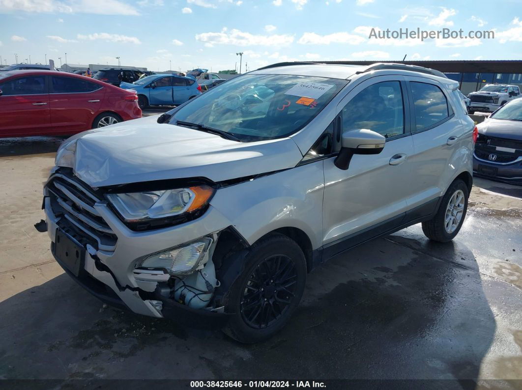 2019 Ford Ecosport Se Silver vin: MAJ3S2GE7KC269088