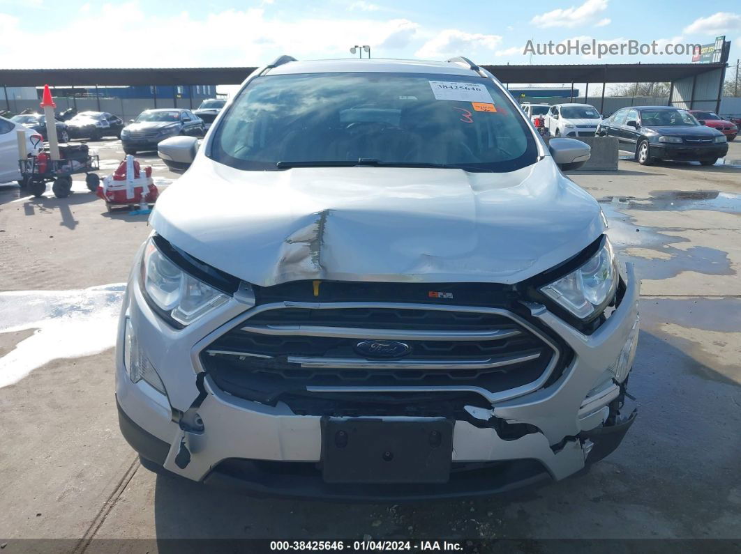 2019 Ford Ecosport Se Silver vin: MAJ3S2GE7KC269088