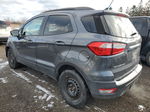 2019 Ford Ecosport Se Gray vin: MAJ3S2GE7KC290913