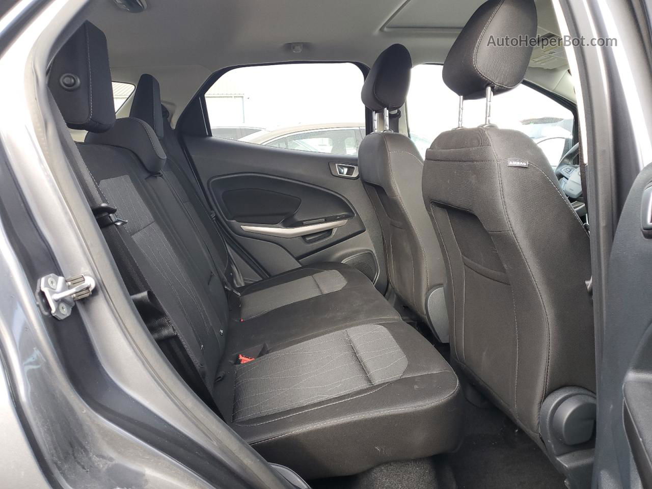 2019 Ford Ecosport Se Gray vin: MAJ3S2GE7KC290913