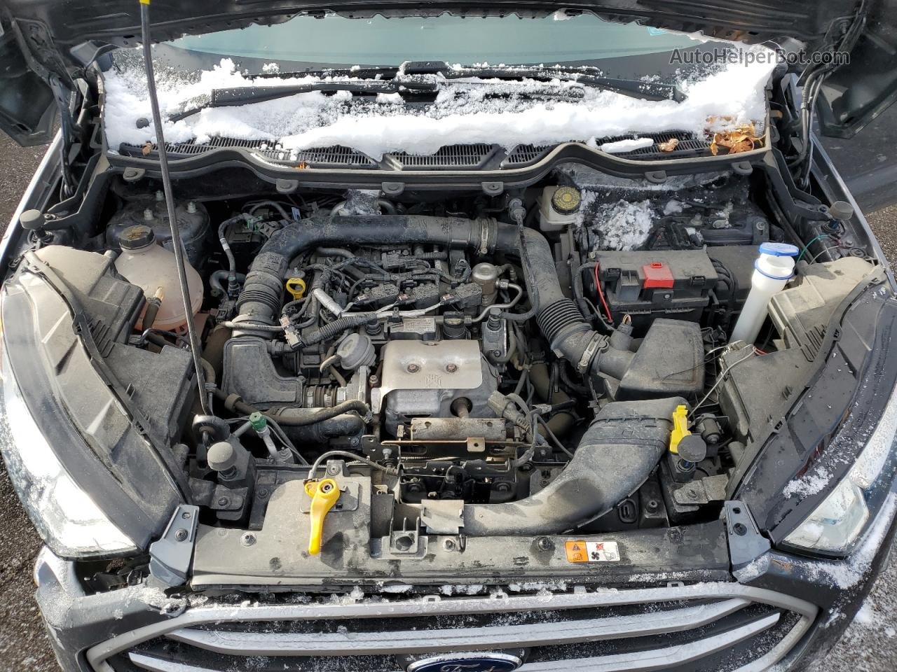 2019 Ford Ecosport Se Gray vin: MAJ3S2GE7KC290913