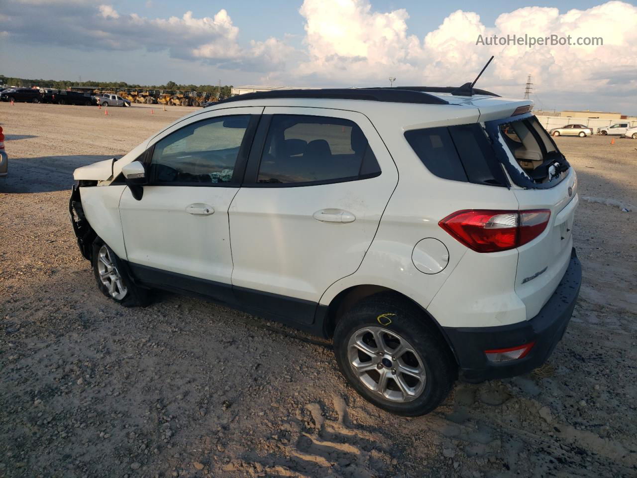 2020 Ford Ecosport Se White vin: MAJ3S2GE7LC359391