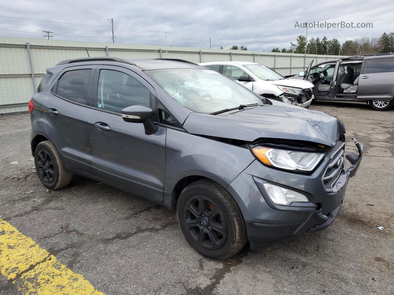 2020 Ford Ecosport Se Угольный vin: MAJ3S2GE7LC386638