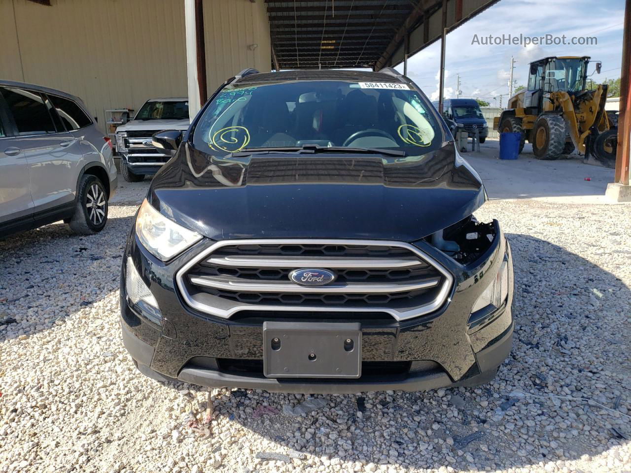 2019 Ford Ecosport Se Black vin: MAJ3S2GE8KC258505