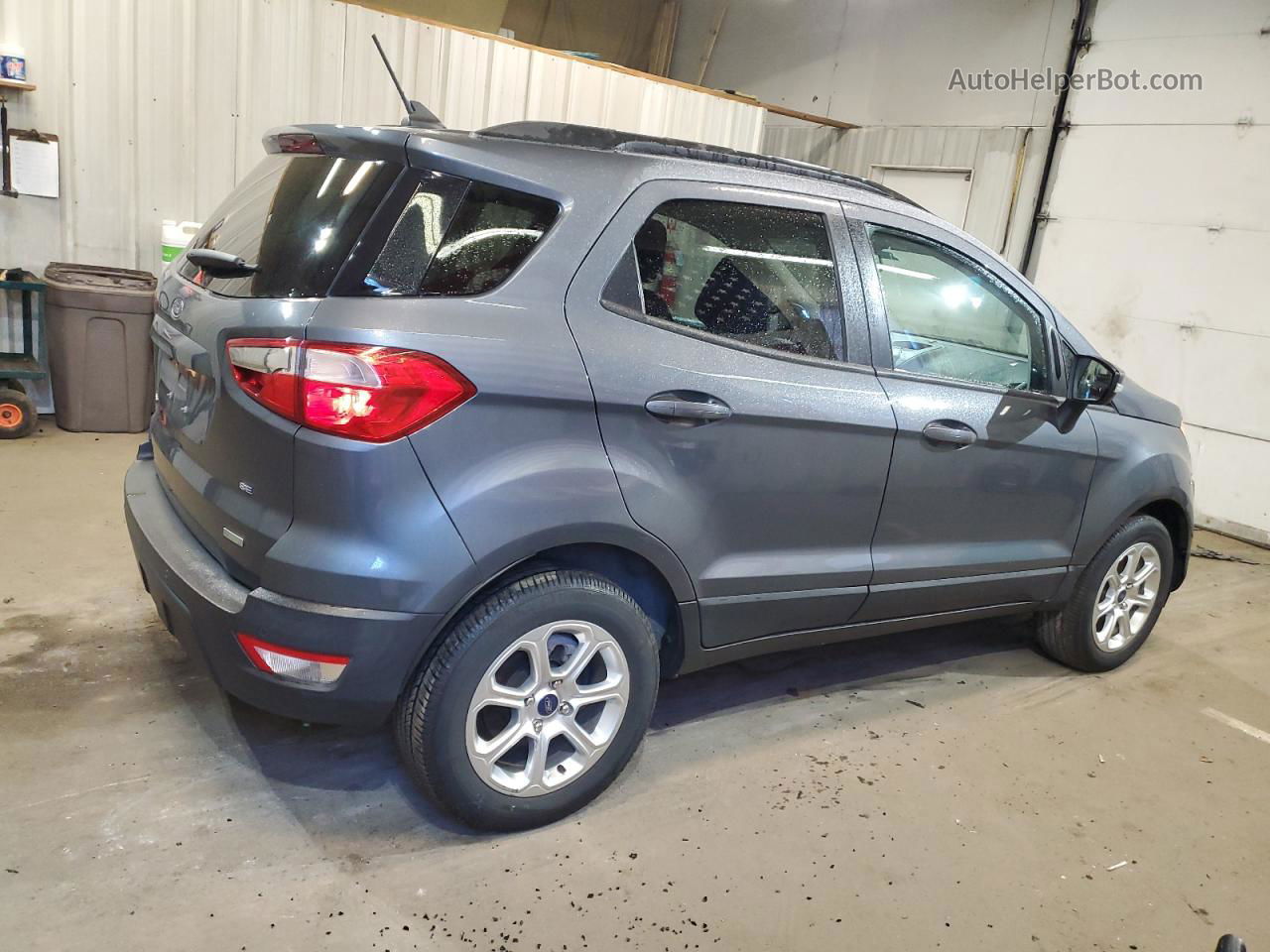 2019 Ford Ecosport Se Gray vin: MAJ3S2GE8KC260089