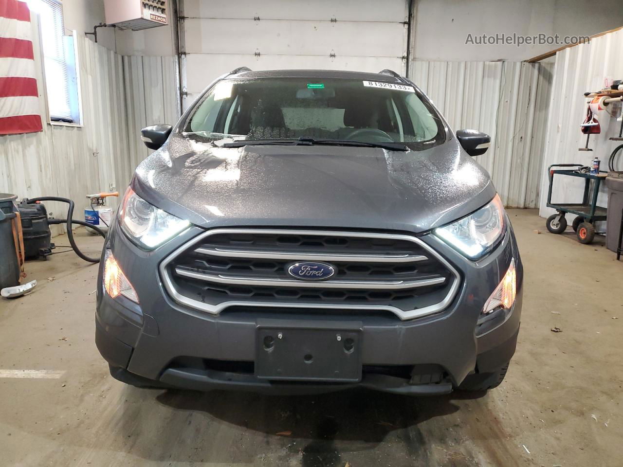 2019 Ford Ecosport Se Gray vin: MAJ3S2GE8KC260089