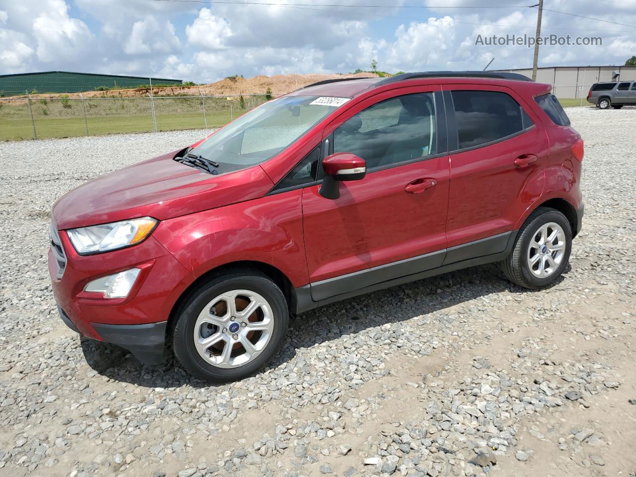 2019 Ford Ecosport Se Burgundy vin: MAJ3S2GE8KC269858