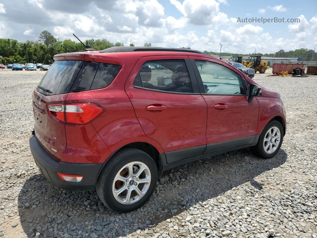 2019 Ford Ecosport Se Burgundy vin: MAJ3S2GE8KC269858