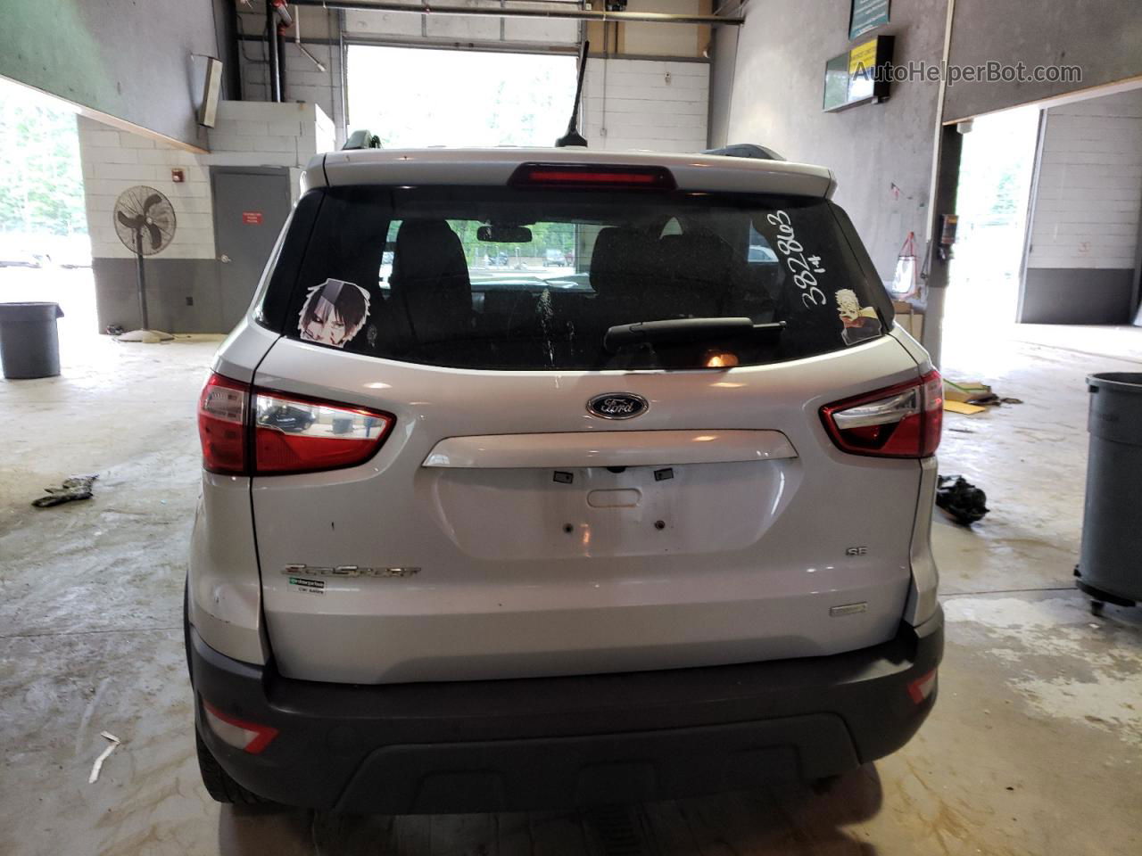 2019 Ford Ecosport Se Silver vin: MAJ3S2GE8KC271223