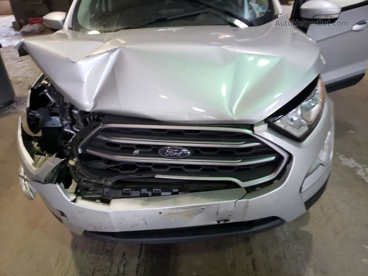 2019 Ford Ecosport Se Silver vin: MAJ3S2GE8KC271223