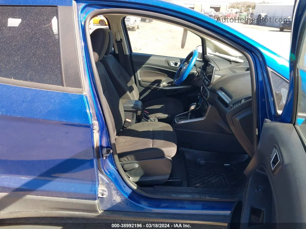 2019 Ford Ecosport Se Blue vin: MAJ3S2GE8KC279872