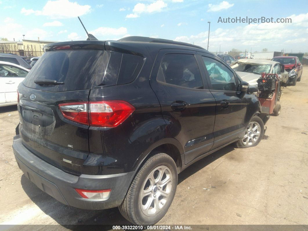 2019 Ford Ecosport Se Черный vin: MAJ3S2GE8KC281900