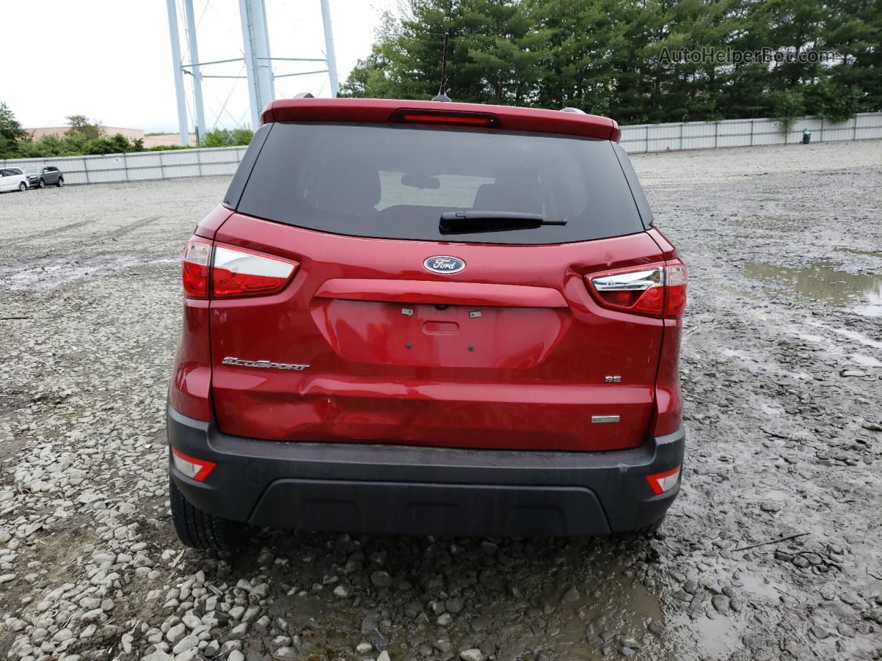 2019 Ford Ecosport Se Red vin: MAJ3S2GE8KC298292