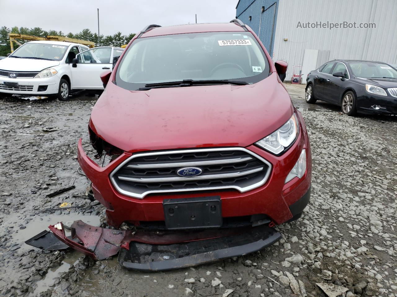 2019 Ford Ecosport Se Красный vin: MAJ3S2GE8KC298292