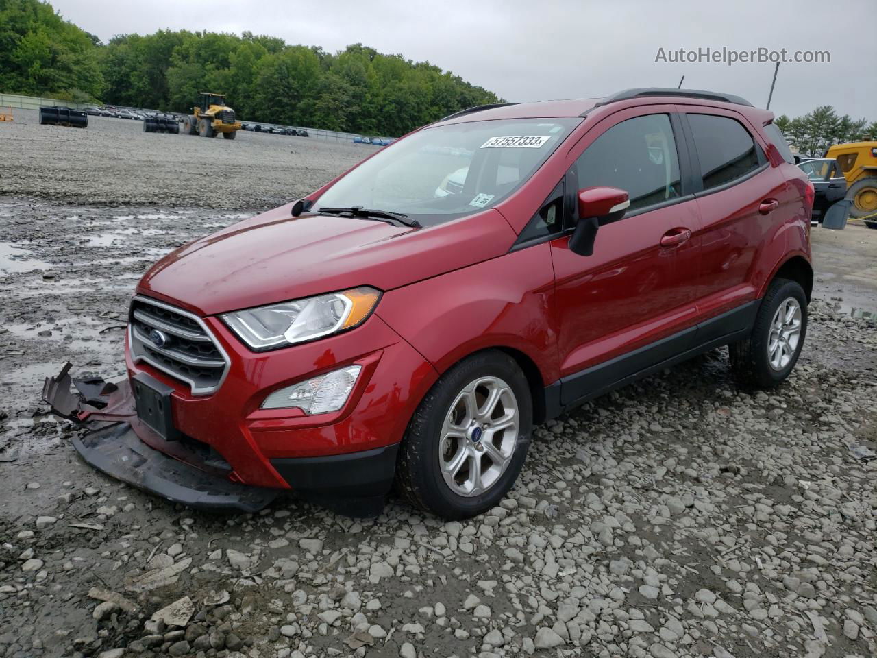 2019 Ford Ecosport Se Красный vin: MAJ3S2GE8KC298292