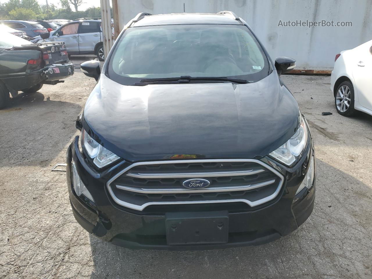 2019 Ford Ecosport Se Black vin: MAJ3S2GE8KC308187