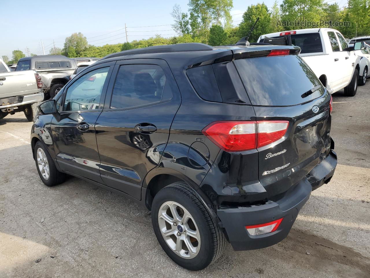 2019 Ford Ecosport Se Black vin: MAJ3S2GE8KC308187