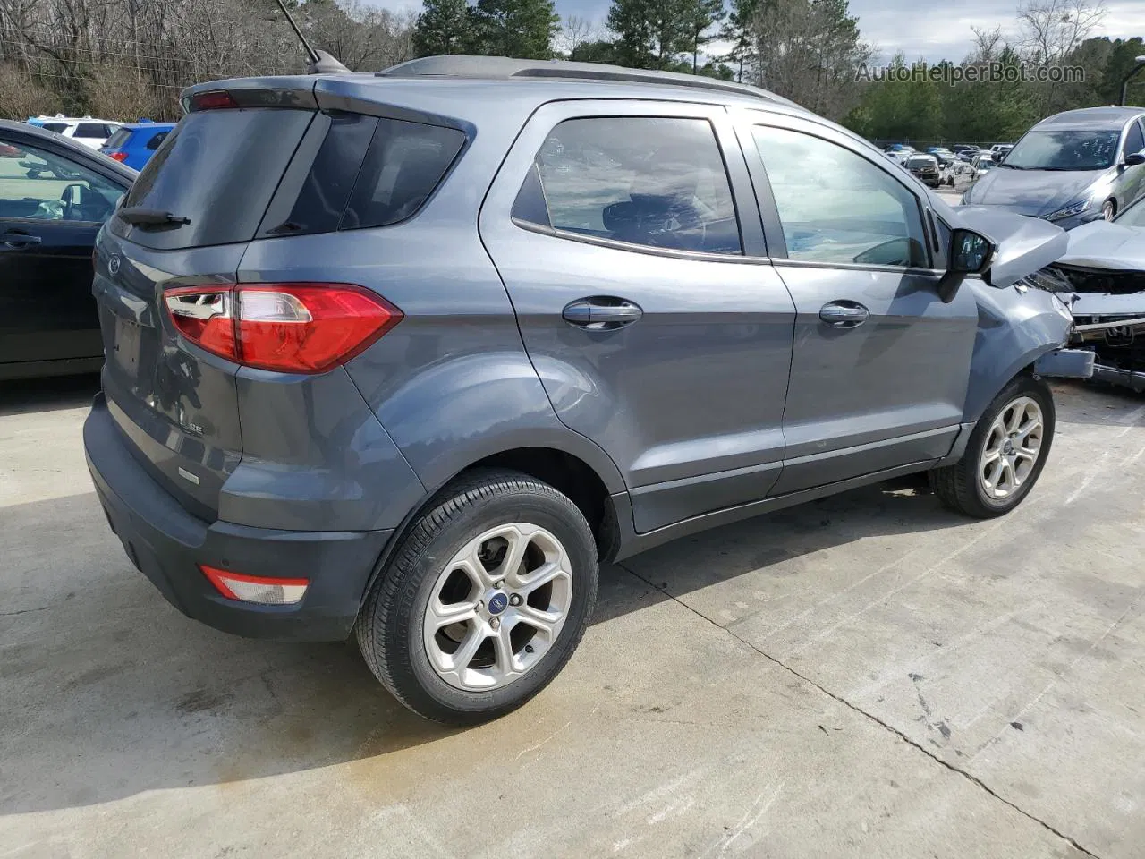 2020 Ford Ecosport Se Gray vin: MAJ3S2GE8LC314878