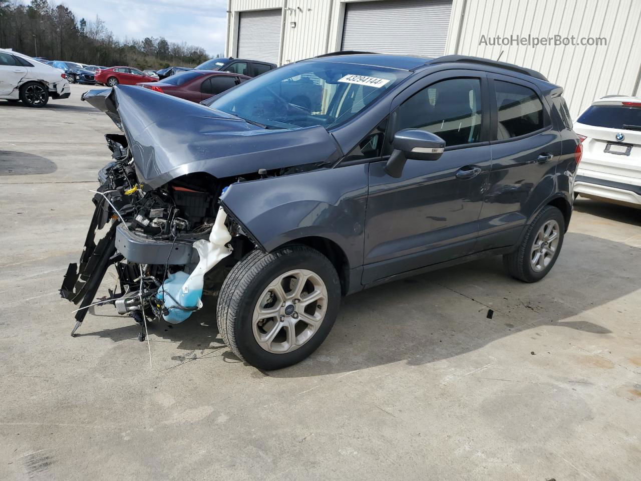 2020 Ford Ecosport Se Gray vin: MAJ3S2GE8LC314878