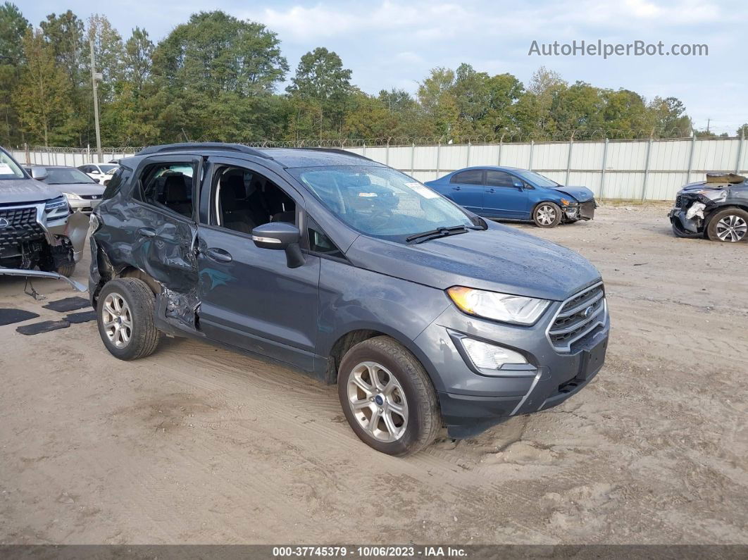 2020 Ford Ecosport Se Gray vin: MAJ3S2GE8LC389239