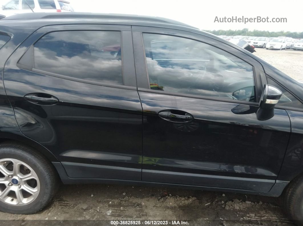 2019 Ford Ecosport Se Black vin: MAJ3S2GE9KC266368