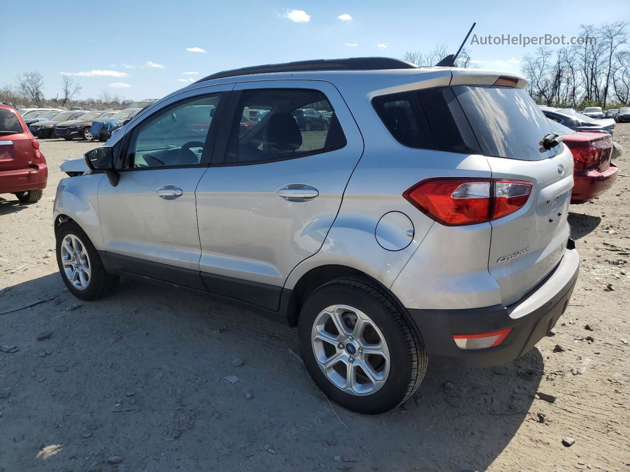 2019 Ford Ecosport Se Silver vin: MAJ3S2GE9KC269934