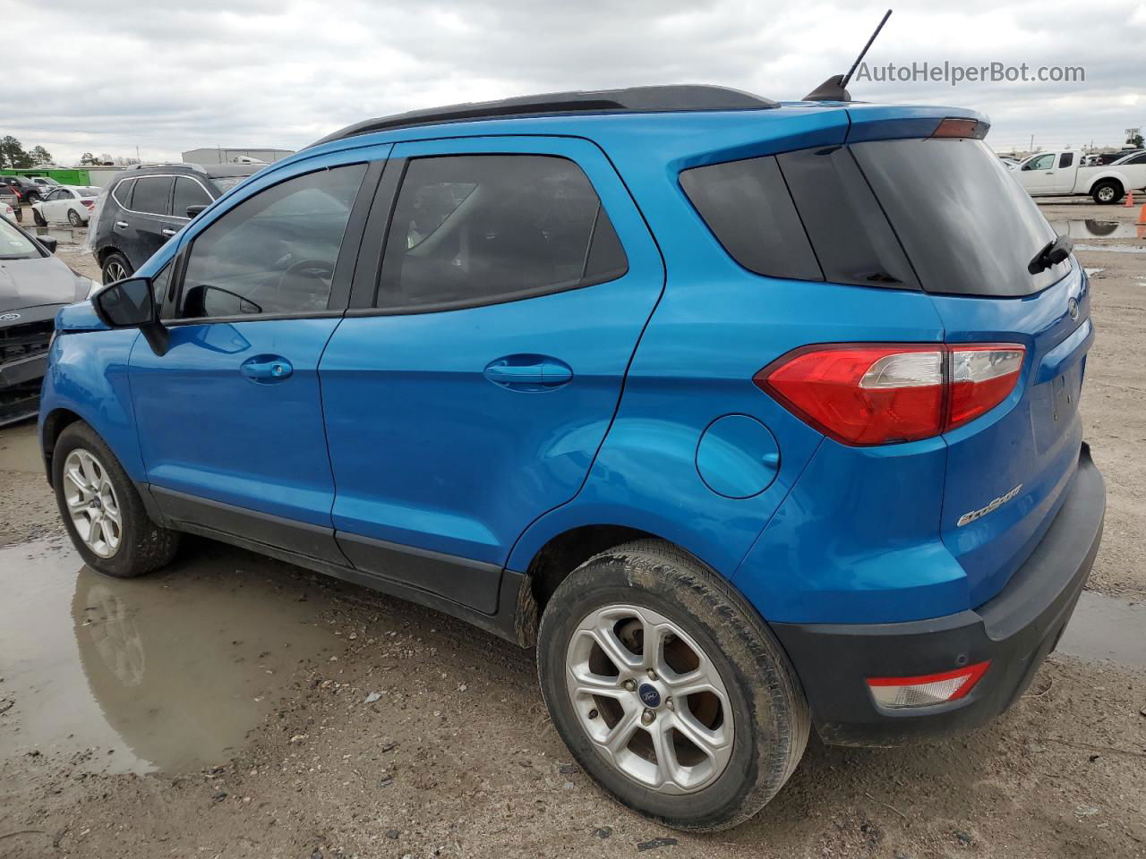 2019 Ford Ecosport Se Синий vin: MAJ3S2GE9KC278827
