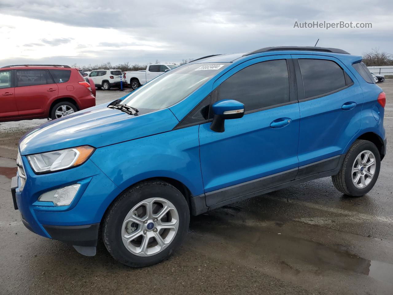 2019 Ford Ecosport Se Blue vin: MAJ3S2GE9KC279914