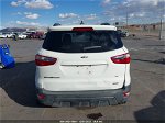 2019 Ford Ecosport Se White vin: MAJ3S2GE9KC281100