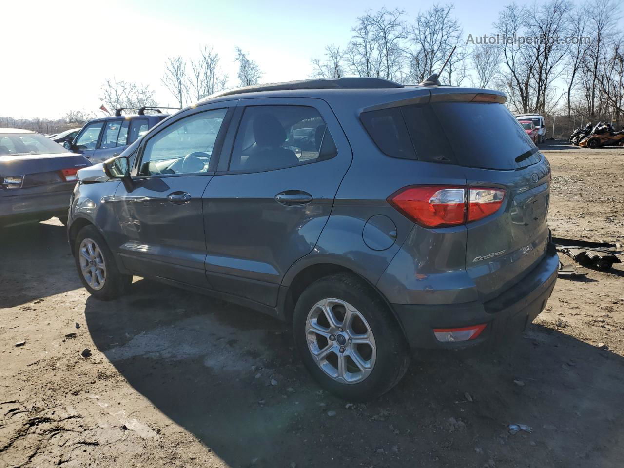 2019 Ford Ecosport Se Gray vin: MAJ3S2GE9KC285017