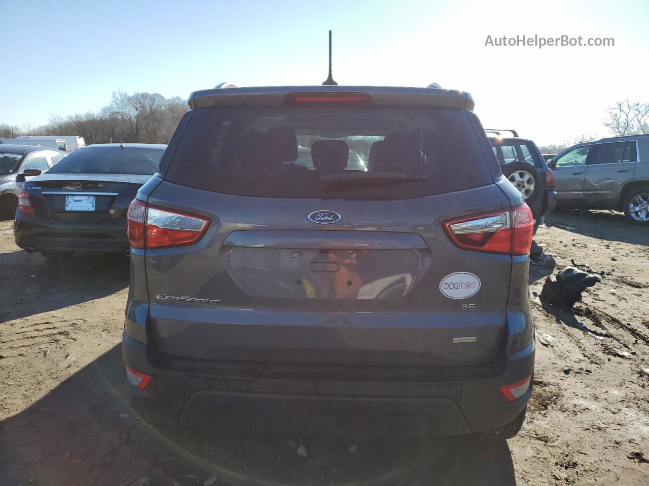 2019 Ford Ecosport Se Gray vin: MAJ3S2GE9KC285017