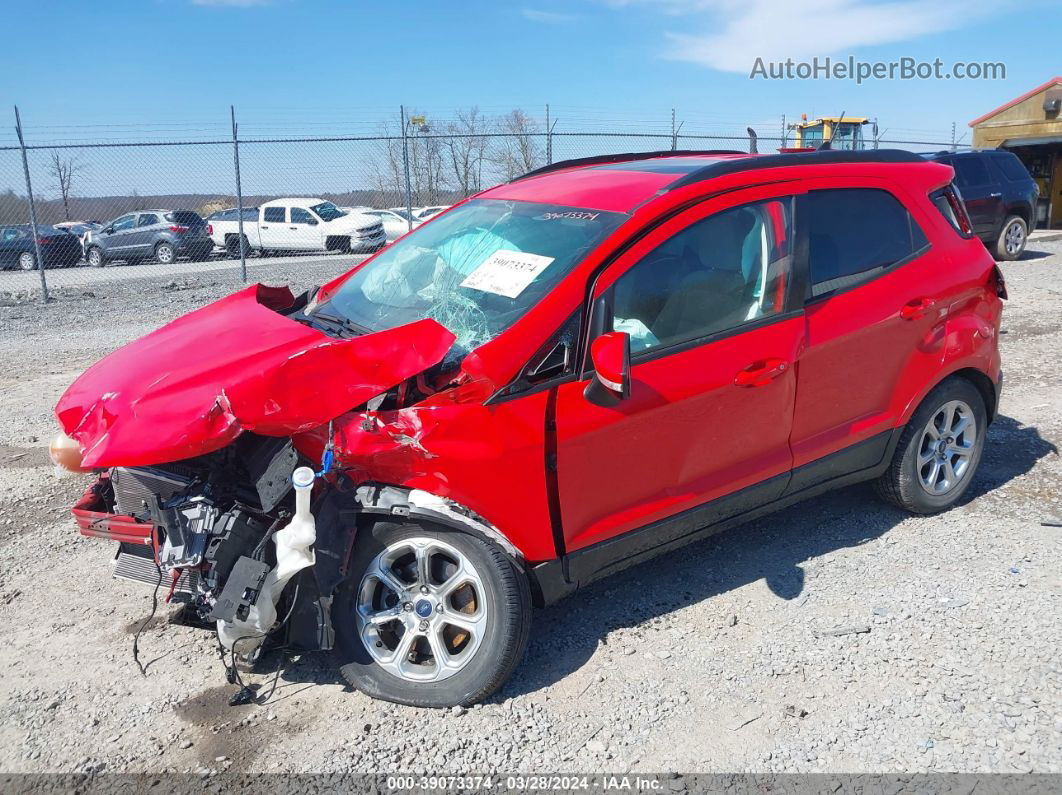 2019 Ford Ecosport Se Red vin: MAJ3S2GE9KC294879