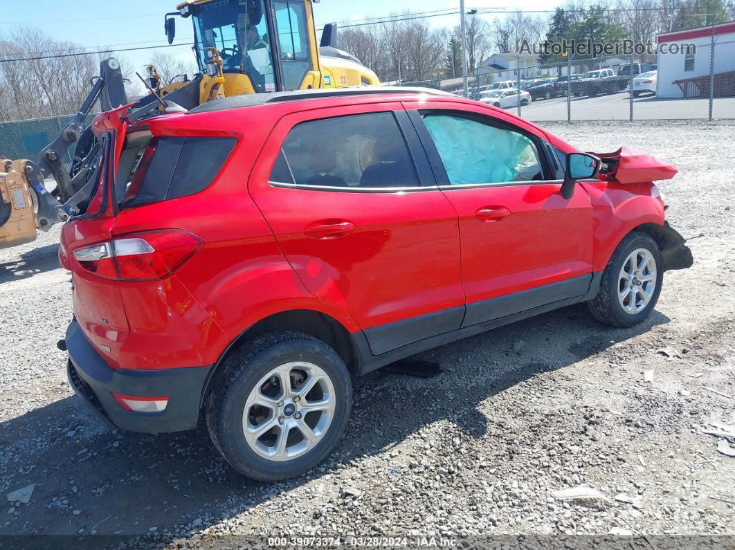 2019 Ford Ecosport Se Red vin: MAJ3S2GE9KC294879