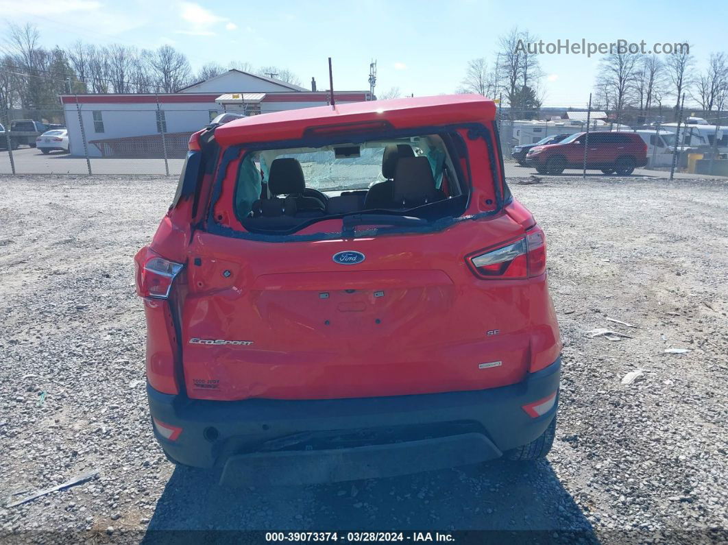 2019 Ford Ecosport Se Red vin: MAJ3S2GE9KC294879