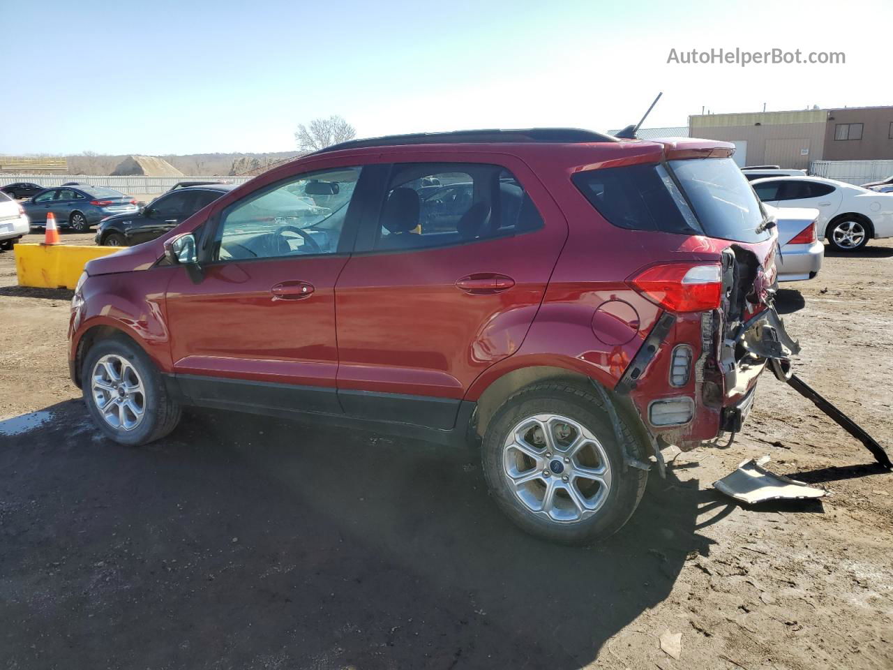 2019 Ford Ecosport Se Бордовый vin: MAJ3S2GE9KC309395